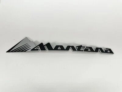 Pontiac OEM 1999-2005 Montana puerta delantera emblema lateral insignia logotipo nombre 10413185 Foto 1 de 4