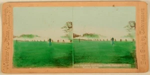 SKAIRMISH DRILL STATE CAMP PEEKSKILL NY STEREOVIEW - Imagen 1 de 2