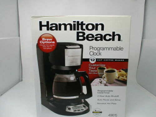 12-Cup Black Auto Grounds Dispensing Coffee Maker by Hamilton Beach Photo Related