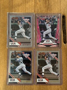 (4) 2020 Panini Austin Martin Team USA Rookie Prizm Lot - Bild 1 von 2