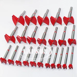 15mm-60mm TCT Wood Plywood Hinge Hole Saw Drill Bit Set Cutter Auger Carbide Kit - Picture 1 of 5