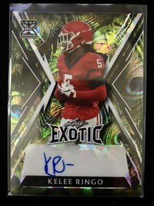 2023 Leaf Exotic Kelee Rings Crystal Peacock Auto  XRC 3/8 BA-KR1