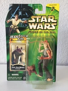 JAR JAR BINKS TATOOINE - STAR WARS - POWER OF THE JEDI - 2000 - ¡NUEVA! - Imagen 1 de 2
