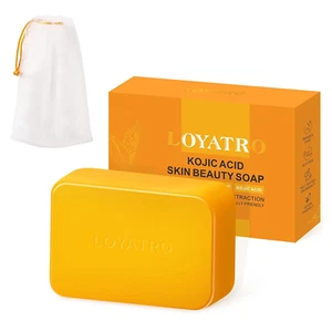 Turmeric Soap for Dark Spots Kojic Acid Turmeric Soap Bar for Face & Body, Deep - Picture 1 of 12