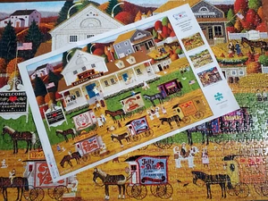 Buffalo Charles Wysoki Storin' Up 100-teiliges Puzzle vollständig 26,75 x 19,75 - Bild 1 von 5