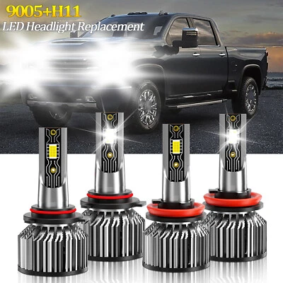 Kit de bombillas LED para Chevrolet Silverado 1500 LD 2019 combo 6500 k blanco Foto 1 de 4