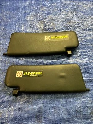 00-03 2001 HONDA S2000 S2k Ap1 Juego de pares de parasoles izquierdo y derecho negro OEM Foto 1 de 4