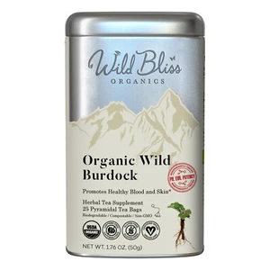 Organic Burdock Root Tea - Caffeine Free - Pharmacopoeia Quality - Picture 1 of 20