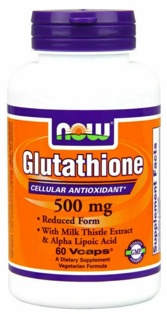 NOW Foods Glutathione 500mg Capsules - 60 Count