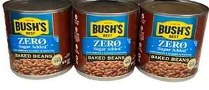 Bush's Best Zero Added Sugar Slow Simmered Baked Beans 15.8 oz (3 cans) - Picture 1 of 1