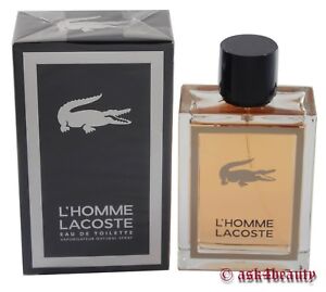 Lacoste L' Homme By Lacoste 3.4oz/100ml Edt Spray For Men New In Box
