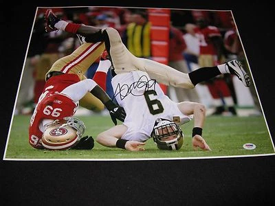 阿尔登·史密斯旧金山 49 人队签名 16x20 照片 PSA — 第 1/2 张图片