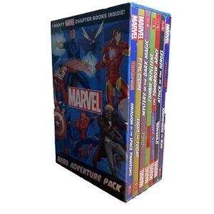 Marvel Hero Adventure Pack Box Set 7 Books & Sleeve - Imagen 1 de 10