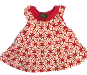 Nuevo con etiquetas Vestido Floral Tulipán Rosa Naranja Bebé Niñas 6-9 Meses Colección Tea en Niveles - Imagen 1 de 7
