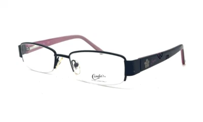 NEW CANDIE'S C BRIDGET BLK BLACK/PINK AUTHENTIC PETITE EYEGLASS FRAMES 48-17-125 - Image 1 of 4