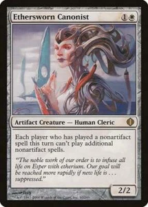 Magic The Gathering MTG ETHERSWORN CANONIST Shards of Alara NM Near Mint - Picture 1 of 1