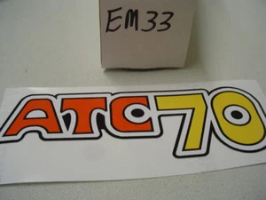 REAR FENDER EMBLEM 1979 ATC70 REPLACES 87521-957-010 (D7101) - Picture 1 of 1