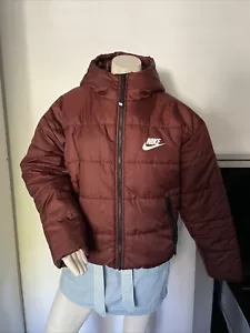 Nike Sportswear Therma-FIT Repel Women Synthetic-Fill Hooded Puff Jacket Size S - Picture 1 of 16