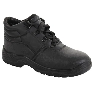 Chukka Boots Steel Toe Caps & Midsole Safety Site Work Leather Wide Fit Padded - Picture 1 of 4