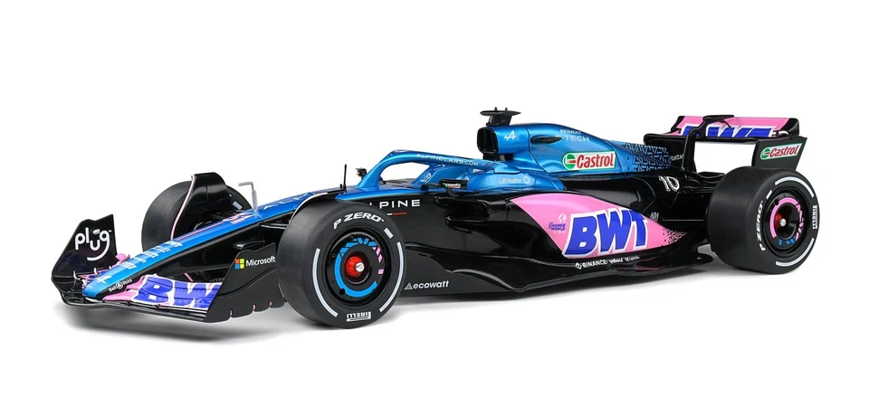 SOLIDO - Voiture de sport 2023 couleur bleu - ALPINE A523 version de présenta... - Photo 1/4