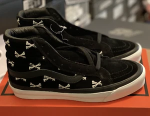 Vans Sk8-Hi WTAPS Bones Black VN0A4BVB20P1 - Picture 1 of 9