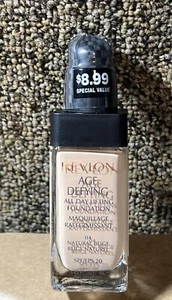 Base Lifting Todo el Día Revlon Age Defying ~04 BEIGE NATURAL ~ SPF 20 - Imagen 1 de 3