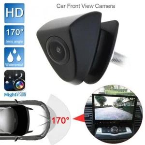 Car 170°Wide Lens Logo Embedded Rear Front View Camera Kit Waterproof For Toyota - Foto 1 di 11
