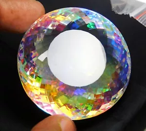 Atemberaubend!! 367,20 ct natürlicher regenbogenfarbener mystischer Topas zertifiziert seltener Edelstein - Bild 1 von 11