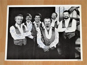 Acker Bilk & His Paramount Jazz Band signiert signed Foto Walkerprint 01-5807031 - Bild 1 von 1