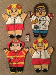 Quattro pupazzi a mano in stoffa gioco e terapia per bambini Dexter giocattoli educativi - Foto 1 di 4