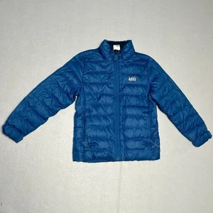 REI Puffer Jacket Co-op Kids Size Small (8) Blue Great Condition - Picture 1 of 7