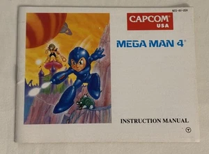 Nintendo Mega Man 4 (NES, 1991) - Manual Only - Picture 1 of 2