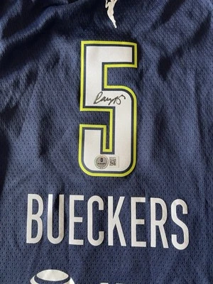 Paige Bueckers Signed Dallas Wings Nike Jersey  2025 WNBA ROYBeckett Authentic - Image 1 of 4