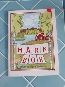 Rare Märk Bok Ref. nr 393 Vintage Swedish Book Embroidery Patterns - Imagen 1 de 11