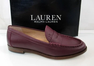 Women's LAUREN Ralph Lauren Wynnie Soft Nappa Leather Penny Loafer Red Size 8 - Image 1 of 4