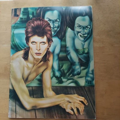 David Bowie Diamond Dogs Program/Fan Club W/rare Poster - Image 1 of 4