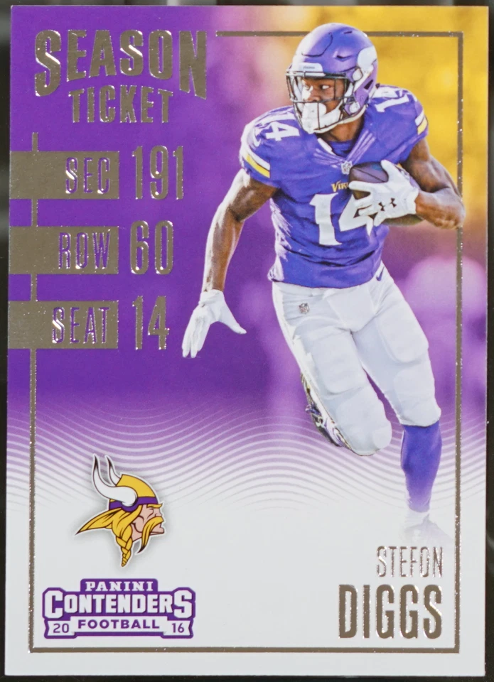 2016 Panini Contenders Football Stefon Diggs #38 NM - Image 1 of 1