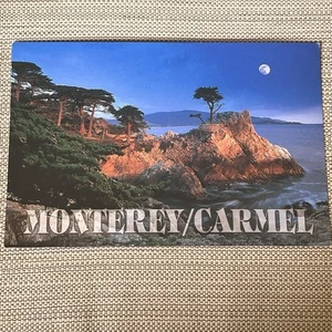 Tarjeta Postal del Carmelo de Monterey El Ciprés Solitario California EE. UU. Recuerdo - Imagen 1 de 5
