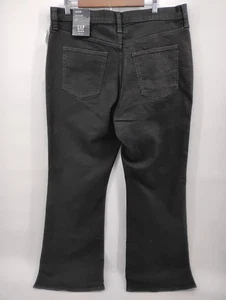 Gap 70s Flare Jeans Damen 18 Black Denim High Rise Stretch Taschen  - Bild 1 von 13