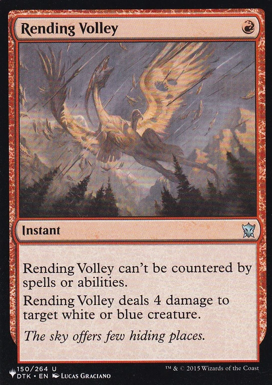 MTG Rending Volley English DTK - Image 1 of 1