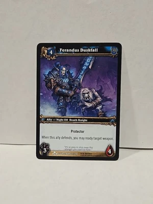 World Of Warcraft TCG Scourgewar Ferandus Duskfall Regular Common Card - Image 1 of 2