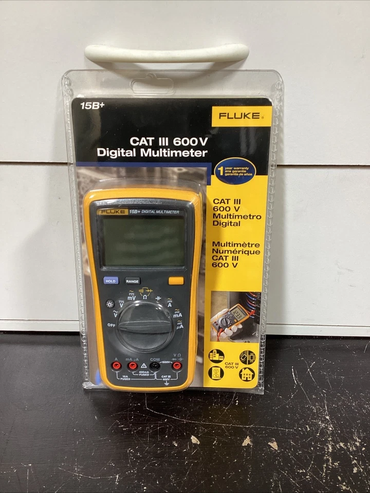 Fluke 15B CAT III 600V Digital Multimeter #6013304