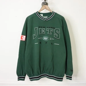 Vintage 90's Embroidered Lee Sport New York Jets NFL Crewneck Sweatshirt Size XL - Picture 1 of 6