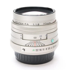 Pentax HD FA 77mm F/1.8 Limited Silver (Pentax K mount) -Near Mint- #204 - Picture 1 of 12