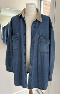 Vintage Wolverine Denim Workwear Jacket Men’s XL Fleece Lining 54in chest VGC  - Picture 1 of 7