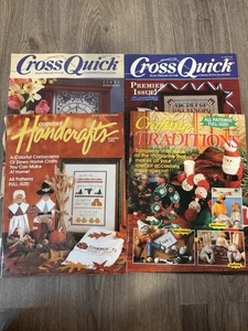 Cross Quick Magazine Country Handcrafts Crafting Traditions Lot Of 4 Magazines - Picture 1 of 5