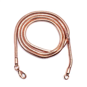 20" Pure Copper Bead Chain Hoop 100% Oxidized Handmade Chain LM-6183,RJ-006,20 - Picture 1 of 1