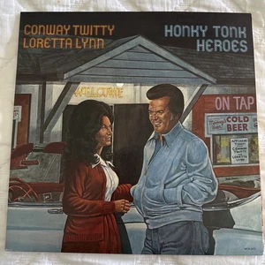 CONWAY TWIITTY LORETTA LYNN Honky Tonk Heroes LP Vinyl 1978 NM Country - Picture 1 of 8