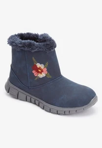 The Fable Weather Shootie Winterstiefel von Comfortview blau Kunstfell Gr. 10,5 - Bild 1 von 11