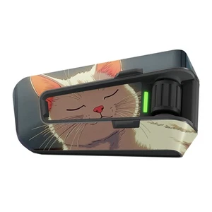 For Cardo Packtalk Neo Edge Pro Wrap Stickers Matte Decal White Cat - Bild 1 von 4